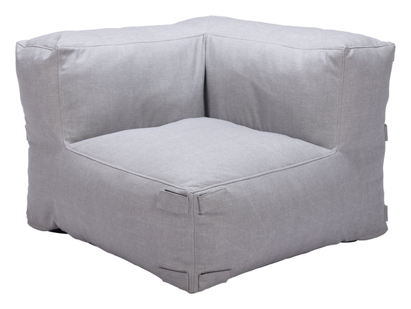 Luanda Corner Chair Gray 704002 Zuo Modern