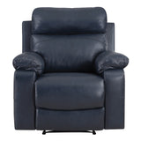 OSP Home Furnishings Bryson Recliner  Navy