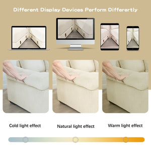 English Elm 170" Oversized Cloud Modular L-Shape Sectional Couch - Soft Corduroy, Ergonomic Design, 12 Pillows W714S01291