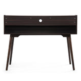 Christopher Knight Home® - Noble House - Brenda Mid Century Modern Walnut Finish Fiberboard Home Office Desk