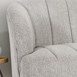 Christopher Knight Home® - Noble House - Lupine Modern Fabric Loveseat with Hairpin Legs