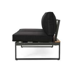 English Elm Christopher Knight Home® - Sterling Left Arm Sofa Seater - Stylish Indoor/Outdoor Seating With Faux-Wood Accents & Cushions 68035.00FGRY