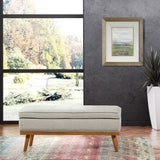 OSP Home Furnishings Katheryn Storage Bench Fog