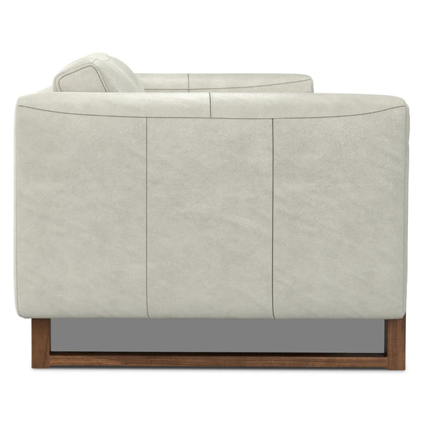 English Elm Richard 83-Inch Eco-Conscious Sofa: Luxurious Semi-Aniline Leather, Spacious Comfort & Easy Care B136P364300-GIGA