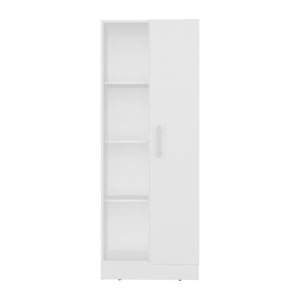 English Elm Juls Tall Pantry Cabinet with Open Shelves and Enclosed Storage for Any Room B070P474242