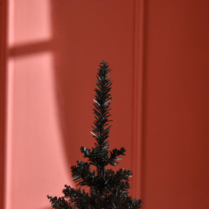 English Elm Christmas Pencil Tree 5 Foot Slim Artificial with 294 Branch Tips for Small Spaces T3971P415297