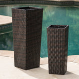 Christopher Knight Home® Noble House Rattan Flower Pot - Brown