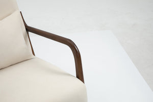 English Elm Mid Century Modern Accent Chair – Plush Velvet Upholstered Armchair For Stylish Living & Reading Spaces W2530P327097