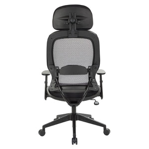 OSP Home Furnishings Professional Airgrid Ergonomic Office Chair with Lumbar Support and Breathable Mesh Back 55403