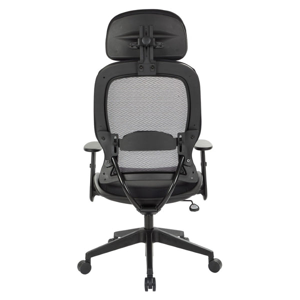OSP Home Furnishings Professional Airgrid Ergonomic Office Chair with Lumbar Support and Breathable Mesh Back 55403
