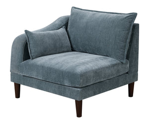 English Elm Contemporary 5-Piece Modular Sectional Sofa Set in Blush Morgan Fabric — Plush, Versatile L-Shaped Design Grayish 33 L x 27 W x 11 H B011S01583