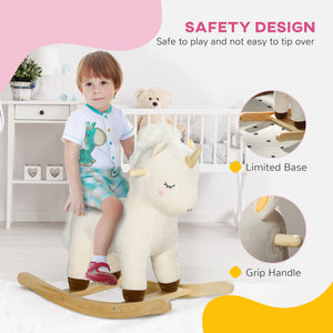 English Elm Qaba Plush Dinosaur Toddler Rocker with 32 Songs Hand Puppet and Safe Wooden Base W2225P249748