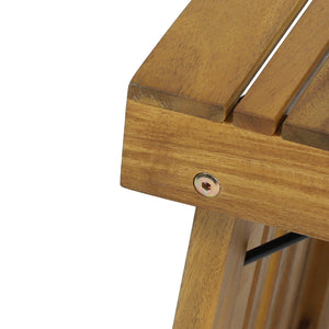 English Elm Christopher Knight Home® - KYOTO SIDE TABLE Foldable Slat-Top Wood Accent Table with Classic Leg Frame, Compact 21.5" W Teak 69317.00