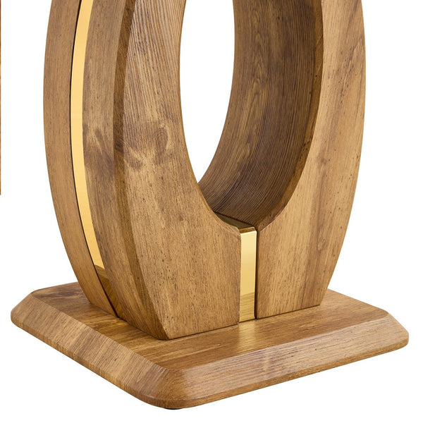 English Elm Modern Minimalist Wood-Tone Mdf Coffee Table Set - Stylish Square & Rectangular Design For Your Home W1151S01848