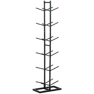 English Elm Soozier Vertical Steel Ball Tower Organizer Holds 12 for Gym Garage or Classroom W2225P217771