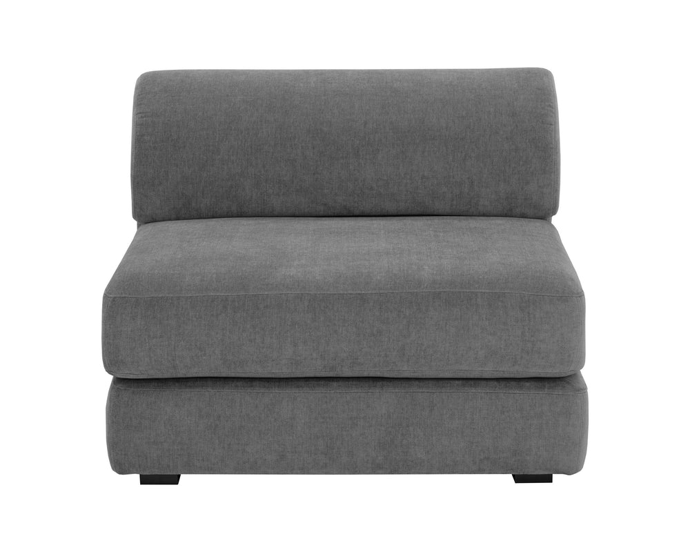 Sunpan Harmony Modular Sectional - Stylish, Contemporary Design for Ultimate Comfort and Versatile Spaces Armless Chair - 35.75W x 35.75D x 27.5H