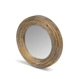 Park Hill Round Wooden Frame Mirror EWI95625