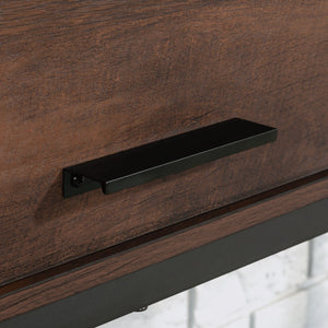 English Elm Hutch, Modern-Rustic Brown Storage Solution With Adjustable Shelves For Stylish Organization & Display B356P367924