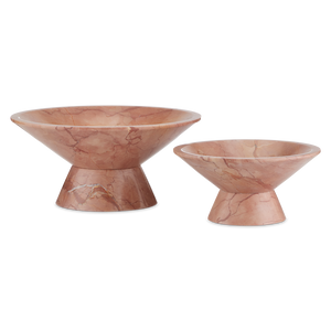 Lubo Rosa Bowl – Exquisite Rosa Cappuccino Marble Design Perfect for Home Décor and Fruit Display
