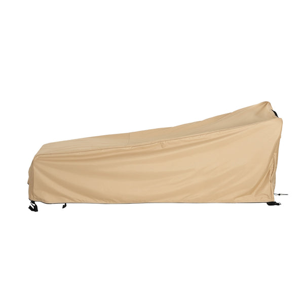 English Elm Christopher Knight Home® - Shield Outdoor Chaise Lounge Cover – All-Weather Protection, Breathable, Secure Fit In Beige N775P291569B