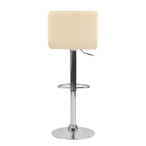 English Elm Hengming Adjustable Trumpet Base Bar Chairs Padded Ergonomic Seating Set of 2 W212P454048