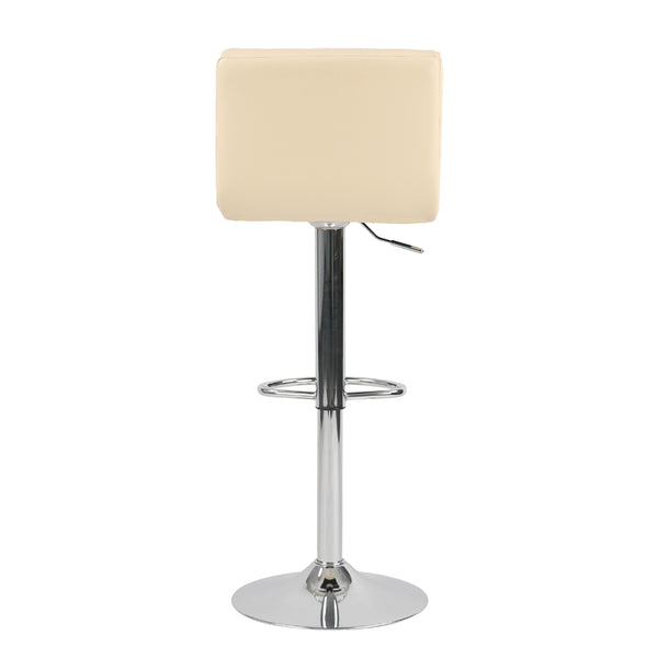 English Elm Hengming Adjustable Trumpet Base Bar Chairs Padded Ergonomic Seating Set of 2 W212P454048