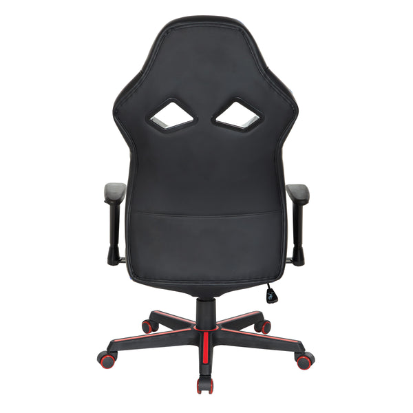 OSP Home Furnishings Vapor Gaming Chair Red/Black