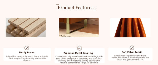 English Elm FX-P81-OR2(SOFA)Mid-Century Velvet Black Chesterfield 3-Seater Sofa with Gold Legs, Tufted Luxe Seating W576S00094