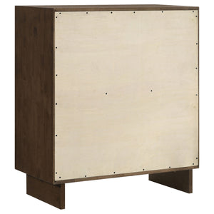 English Elm Hemlock Queen Bedroom Set Rustic Warm Brown Platform Bed Dresser Nightstand Mirror B062S01538