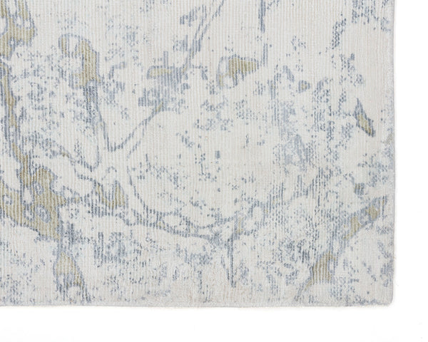 Sunpan Marrakech Hand-Loomed Rug – Elegant Grey Abstract Design by Skilled Artisans for Chic Spaces 8' X 10'