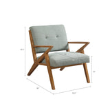 INK+IVY Rocket Mid-Century Lounge Chair IIF18-0058 Seafoam