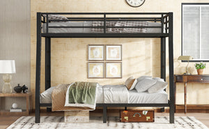 English Elm Twin Xl Solid Pine Loft Bed with Built-in Led Lighting and Storage Shelves W1580S00389