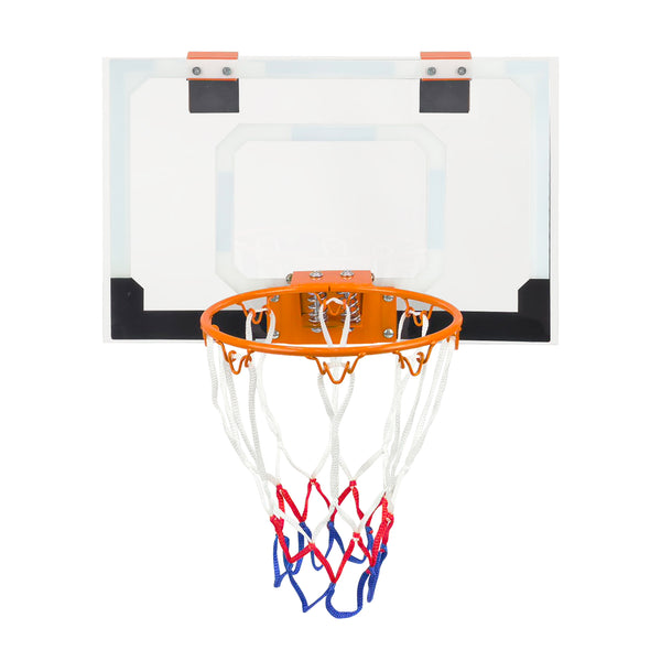 English Elm Mini Basketball Hoop Acrylic Backboard Metal Rim Wall Mount for Dorm or Office W3087P376141