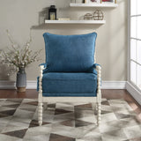 OSP Home Furnishings Kaylee Spindle Chair Navy