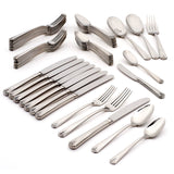 Lenox Oneida Deauville 1929 45 Piece Fine Flatware Set, Service for 8 Metallic, STAINLESS METAL F111045A