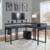 OSP Home Furnishings Loadout L/Shape Gaming Desk Black