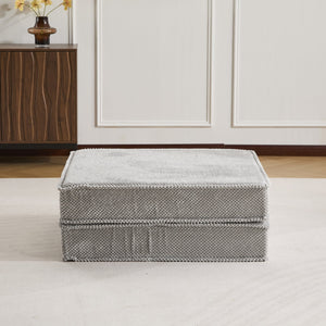 English Elm Compression Mahjong Floor Sofa Bed - Versatile Modular Design, Soft Circle Fleece, No Assembly Needed! W3723P377155