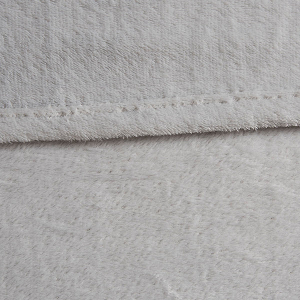 JLA Home Intelligent Design - Oversized Microlight Plush Blanket for Bed and Couch — Cloud-Soft, OEKO-TEX Certified Comfort Layering Grey ID51-828
