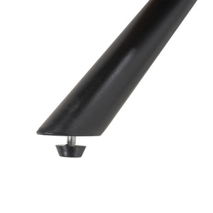 English Elm 270° Swivel Mid-Century Modern Upholstered Desk Chairs Set of 2 with Thick Cushion & Metal Base Orange W757P281147