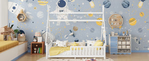 English Elm Twin House Bed with Roof and Guardrails, Low Floor Kids Playhouse Bed with Tent and Lights, Cozy Design White 80.91 L x 15.55 W x 6.5 H W2593P296909