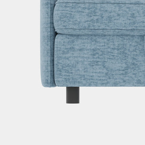 English Elm Love Seat Modular Sectional Sofa with Hidden Storage Mid Century Modern Small Space W680S00143