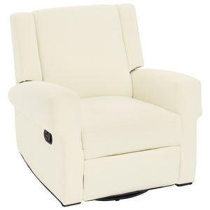 English Elm Manual Swivel Rocker Recliner Chair Plush Chenille Upholstery Nursery Living Room N763P363524K