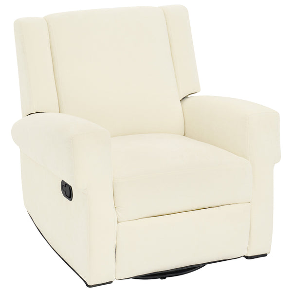 English Elm Manual Swivel Rocker Recliner Chair Plush Chenille Upholstery Nursery Living Room N763P363524K