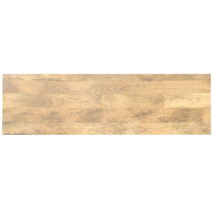 English Elm Hunter Solid Mango Wood Sideboard with Hairpin Legs and Three Storage Compartments B136P439008