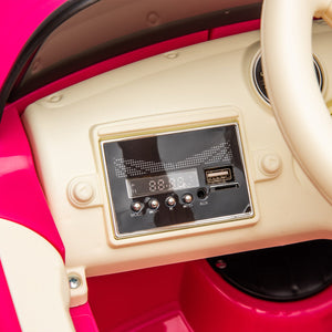English Elm 12v Chevrolet 3100 Licensed Vintage Pickup Ride on Truck with Led Lights and Parent Remote Pink W1578P214161