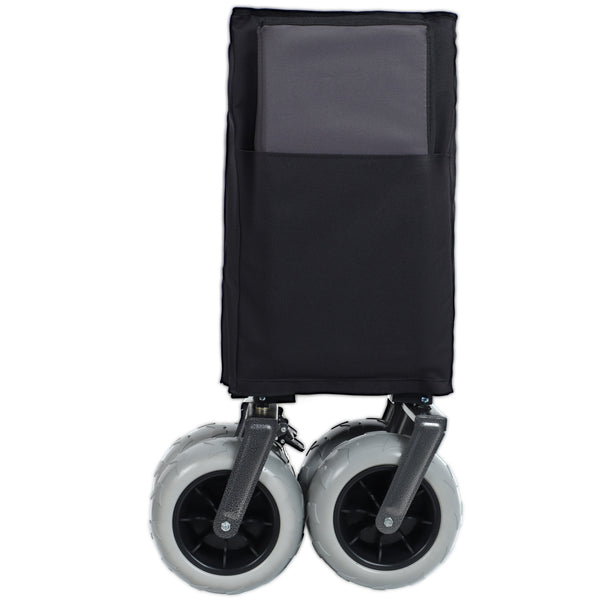 English Elm 9" Balloon Wheel Folding Wagon Heavy Duty 480lb All Terrain Oxford Fabric Cart W2932P317113