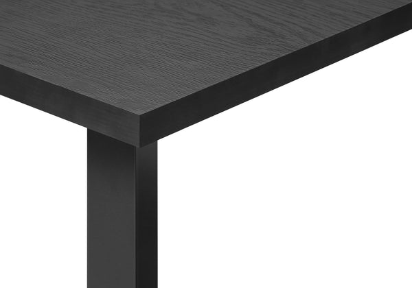 English Elm Computer Desk With Reversible Bookcase, Modern Black Laminate & Metal Frame, Perfect For Home Office B2710P221289