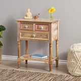 Christopher Knight Home® - Noble House - - Wooden 2 Drawer End Table