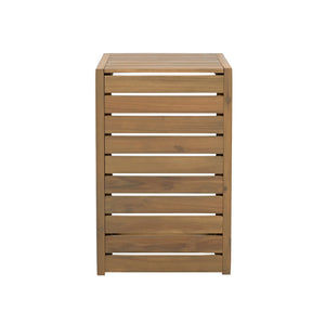 English Elm Christopher Knight Home® - C-shape Acacia Wood End Table Brown – Durable Outdoor C-Table for Patio, Sleek Modern Compact Design N779P192788B