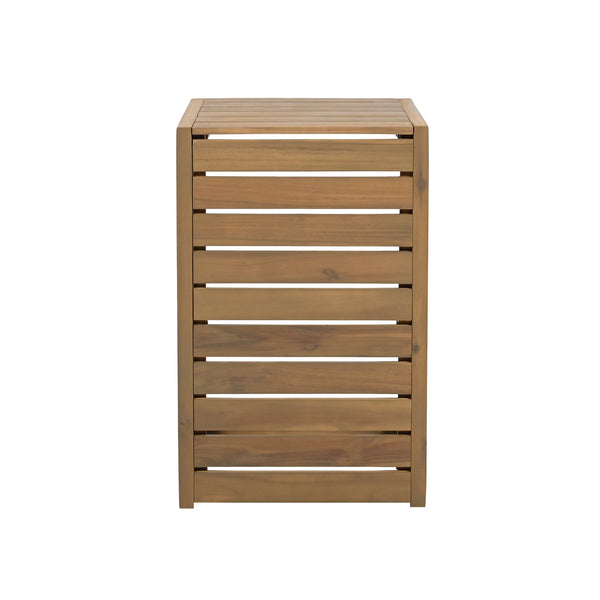 English Elm Christopher Knight Home® - C-shape Acacia Wood End Table Brown – Durable Outdoor C-Table for Patio, Sleek Modern Compact Design N779P192788B